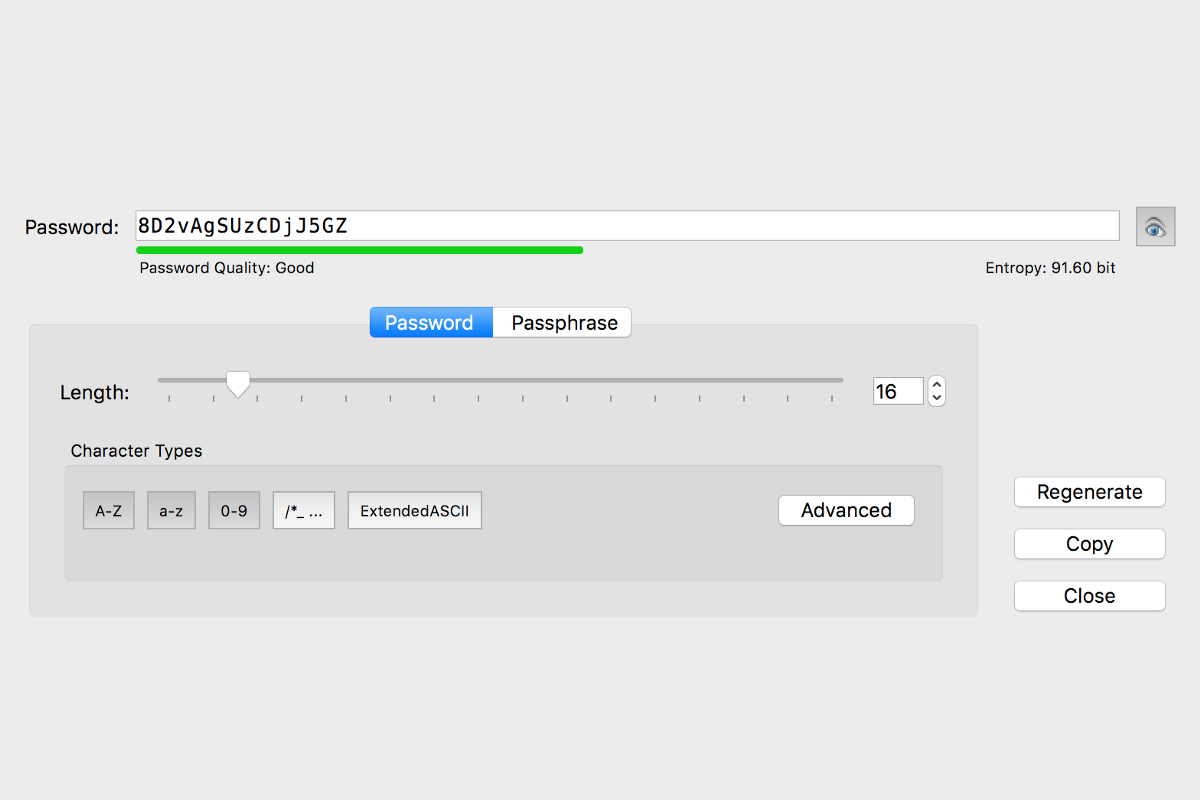 download 256 bit entropy password generator