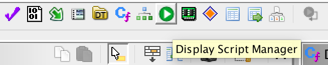 "Display Script Manager" Button