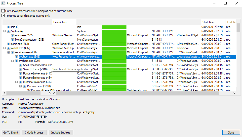 process monitor filter page file access