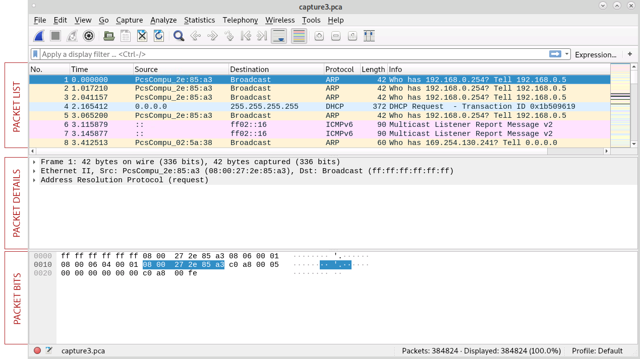 wireshark color codes meaning